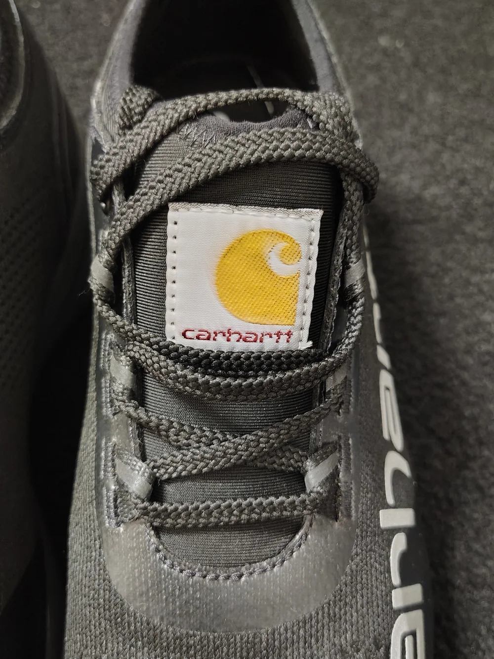 Carhartt Force Nano Composite Toe Black Gray Work Shoes Men's Size 8 New